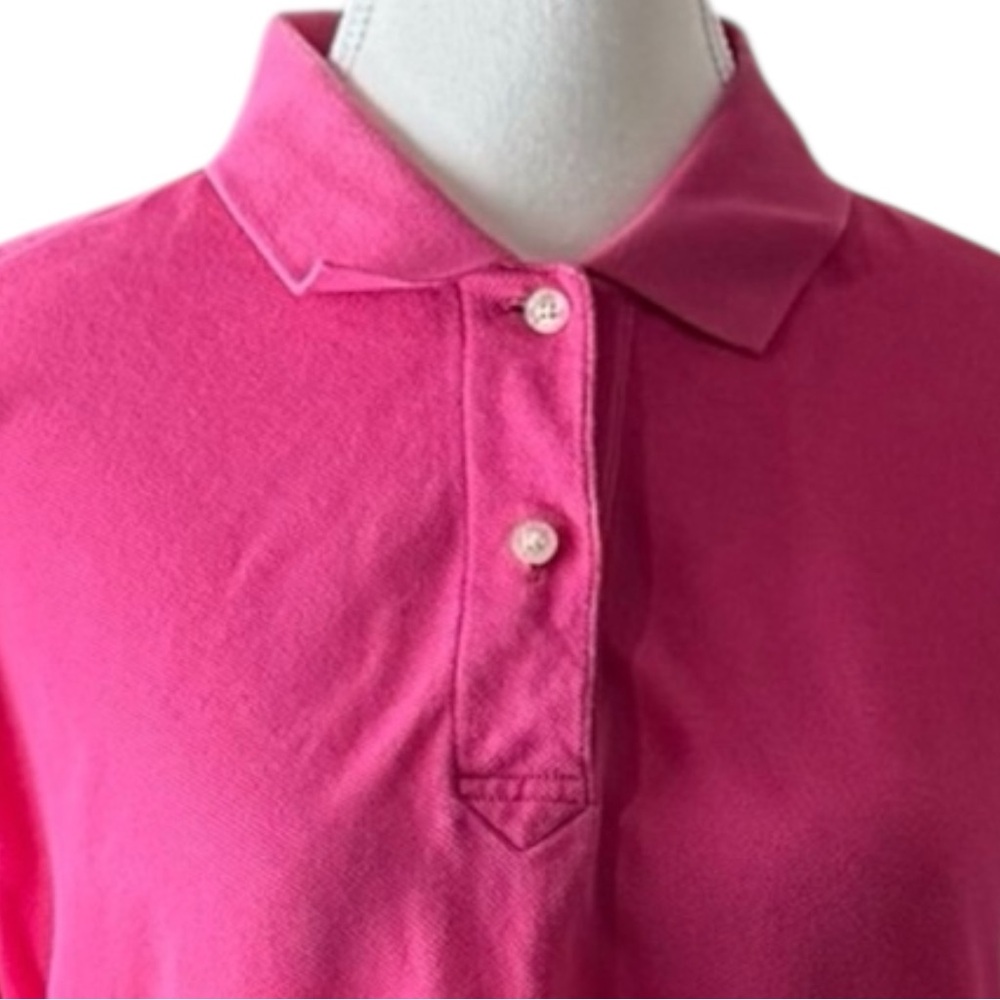 Cutter Buck Womens Polo Shirt Pink Cotton Golf Workwear Short Sleeve Medium